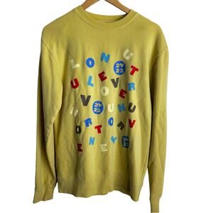Harry Styles 2023 Official Love on Tour Yellow Sweatshirt
